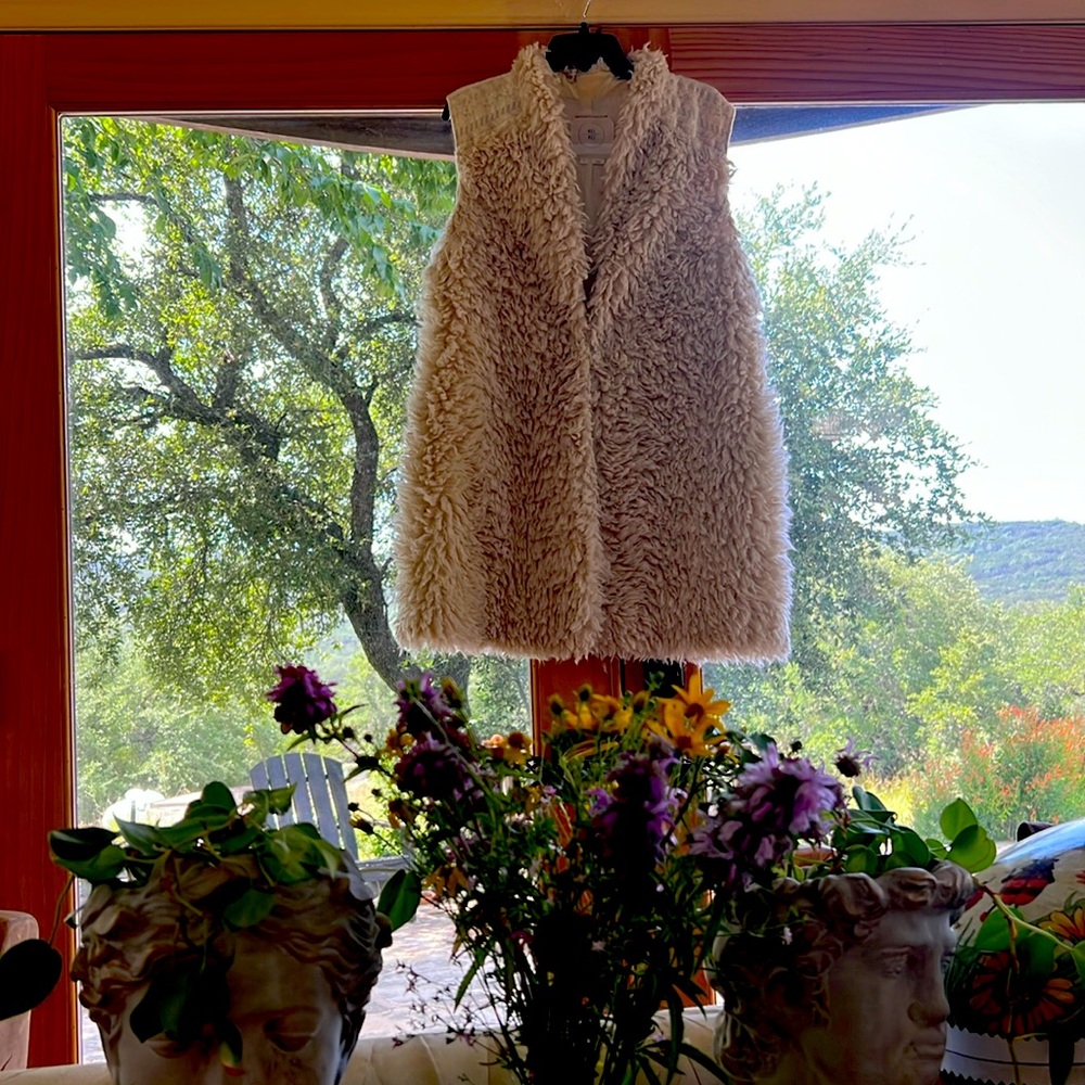 Anthropologie Fur Vest